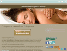Tablet Screenshot of chiroboston.com